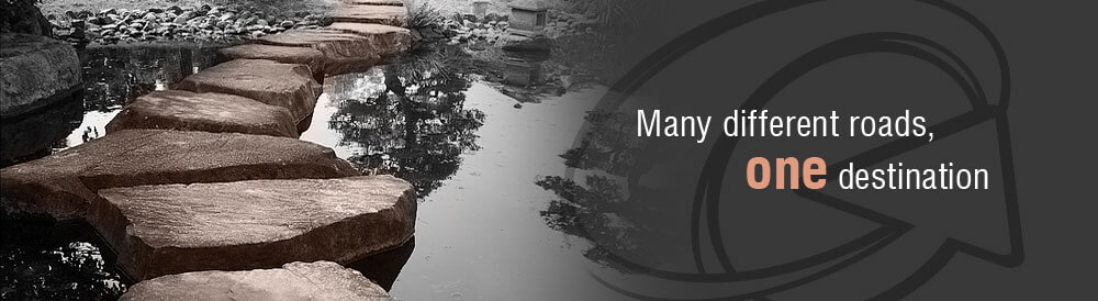 Many different roads, one destination